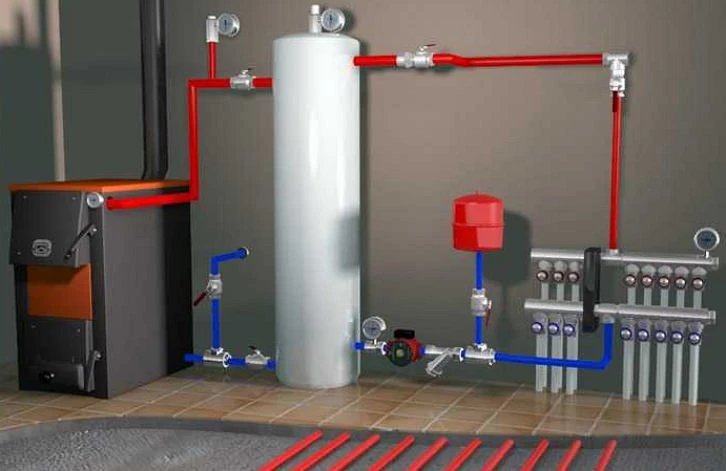 Что такое буферная емкость (теплоаккумулятор) и зачем она нужна в системе с твердотопливным котлом Что такое буферная емкость (теплоаккумулятор) и зачем она нужна в системе с твердотопливным котлом