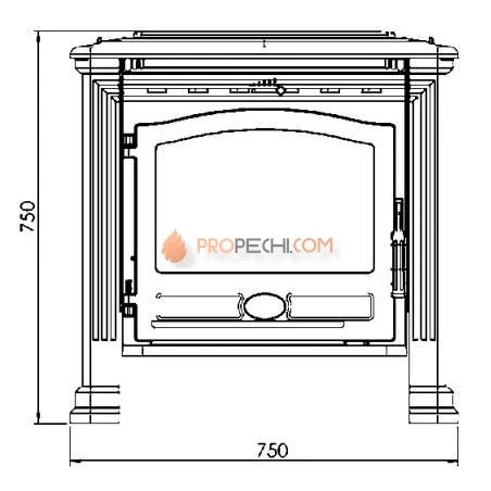 Печь-камин Plamen Tena Termo