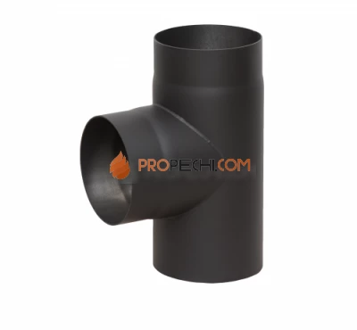 Тройник черный КПД 90* d180 2 мм