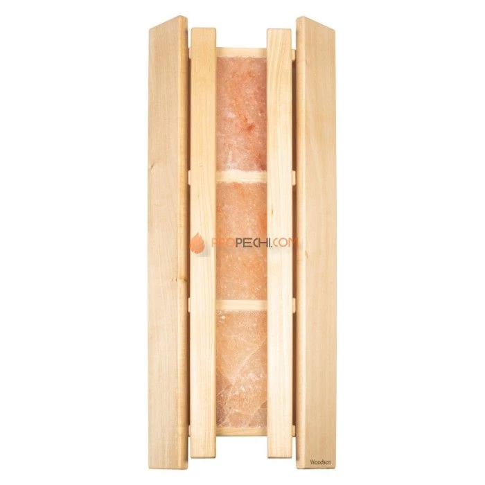 Абажур Woodson с гималайской солью 3 плитки, липа 770x310