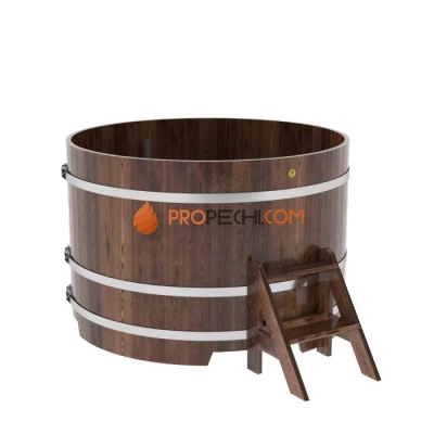 Купель BentWood круглая из мореной лиственницы d=1,50