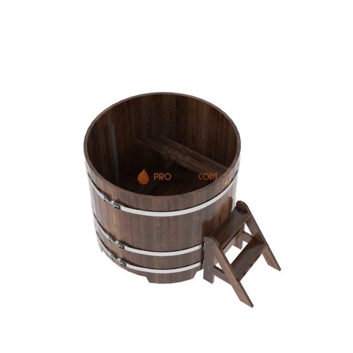 Купель BentWood круглая из мореной лиственницы d=1,17