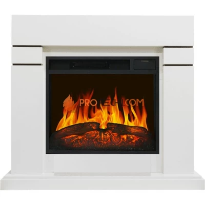 Каминокомплект Royal Flame Lindos - Алебастр (Высота 915 мм) с Электрическим очагом Royal Flame Vision 23 LED FX