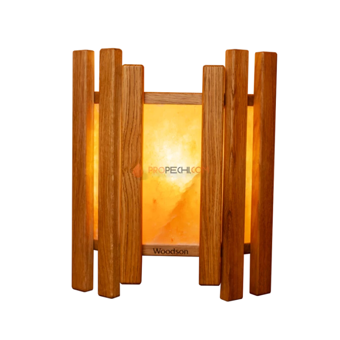 Абажур Woodson Trio с гималайской солью, дуб