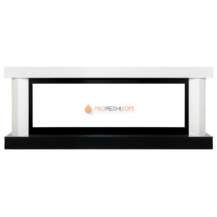 Каминокомплект Royal Flame Vancouver 60 - Белый с черным с очагом Vision 60 LED