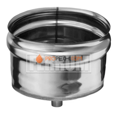 Конденсатоотвод для трубы, толщина стали 0.5 мм, Ø110 внешний