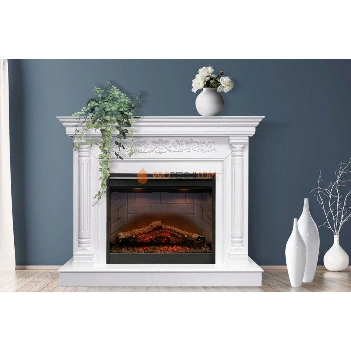 Каминокомплект Dimplex Sicilia - Белый дуб с очагом Symphony 26 inch DF2608-INT