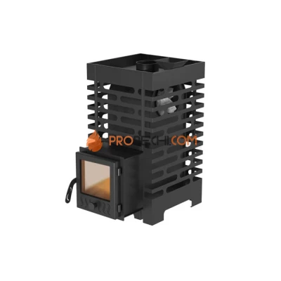 Дровяная печь для бани ASTON 16 со стеклом