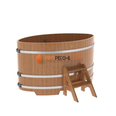 Купель BentWood овальная из натурального дуба 1,08х1,75