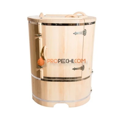 Фитобочка овальная НКЗ PREMIUM из кедра, 130x78x100 см / 25 мм
