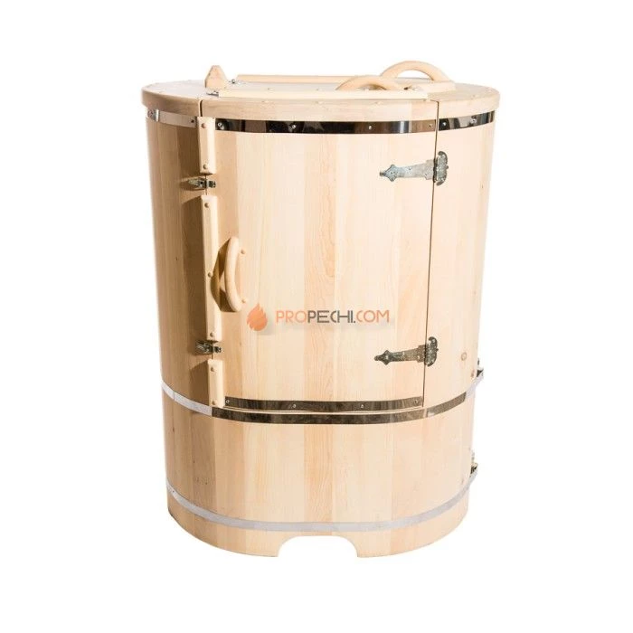 Фитобочка овальная НКЗ PREMIUM из кедра, 130x78x100 см / 25 мм