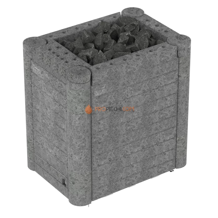 Электрическая печь SAWO NIMBUS COMBI NIMC-180NS-P-A, талькохлорит 18 кВт (встр. парогенератор с автодоливом, пульт и блок мощности докупаются отдельно)