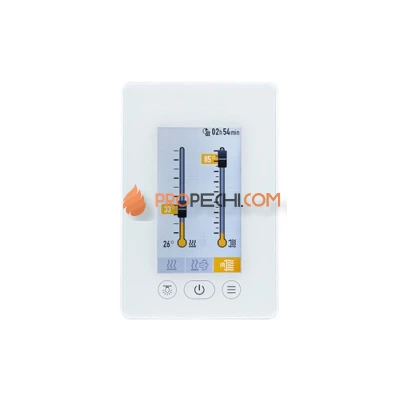 Пульт управления Fasel touchline 5400 DESIGN TOUCH (сауна + баня + инфра) Белый