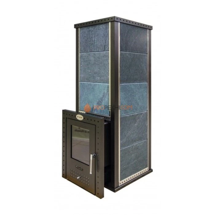 Дровяная печь для бани Klover RT 50-RV ( Серпентинит 30 мм )