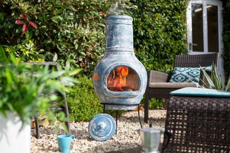 Чаша для костра La Hacienda Blue Banded