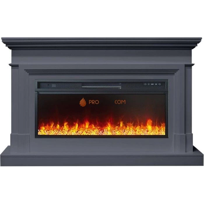 Каминокомплект Royal Flame Coventry - Серый графит (Ширина 1400 мм) с очагом Vision 42 LED