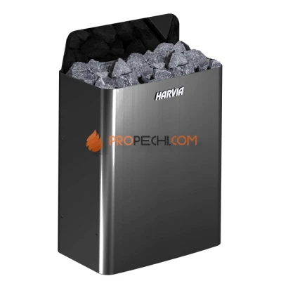 Электрическая печь Harvia The Wall SW90E Black Steel (без пульта)