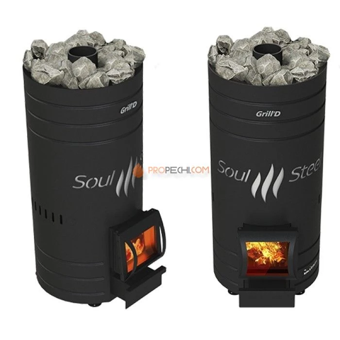 Дровяная печь для бани Grill’D Bochka 160A Short