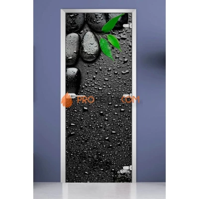 Стеклянная межкомнатная дверь DoorWood с фотопечатью Spa-14, 2000х700 мм