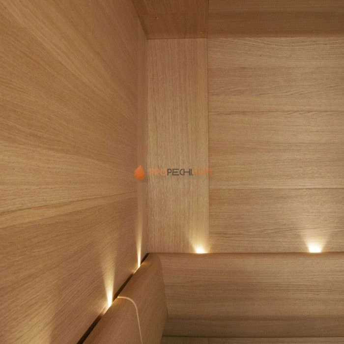 Угловое сиденье для бани и сауны Cariitti Taive правостороннее (Хемлок)