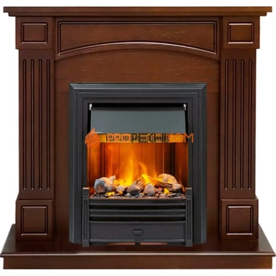 Каминокомплект Dimplex Boston - Темный дуб (Высота 925см) с очагом Brookline Black