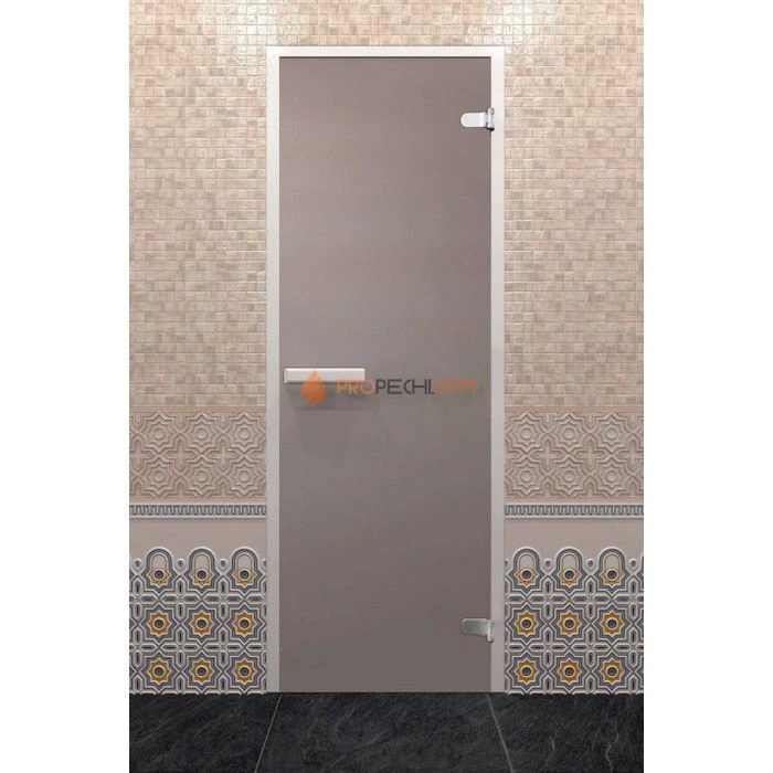 Дверь для хамама DoorWood Лайт Сатин, 2000х800 мм