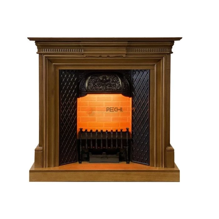Каминокомплект Dimplex Chelsea - Орех с очагом Cassette 400 LNH-INT PS (без дров)