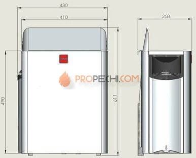 Электрическая печь HARVIA Wall SW45