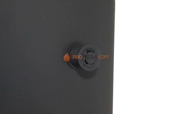 Шибер чёрный   500 d180 2 мм