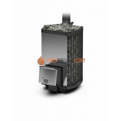 Дровяная печь для бани Теплодар Домна-Сетка 20 ЛК