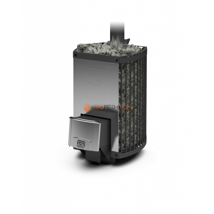Дровяная печь для бани Теплодар Домна-Сетка 20 ЛК
