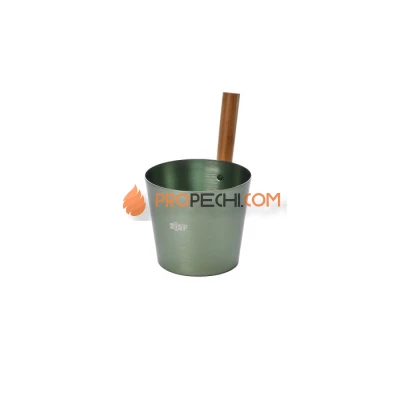 Набор аксессуаров 212f OXY-M-2 DARK GREEN ушат 5л + черпак 0,2л ручки бамбук