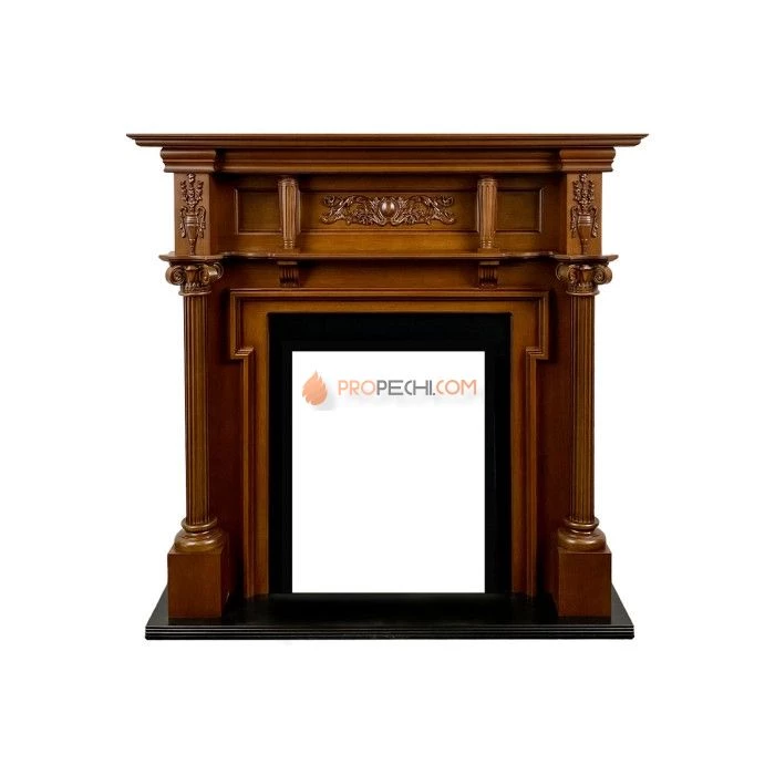 Каминокомплект Dimplex Oxford - Орех с очагом Brookline Black