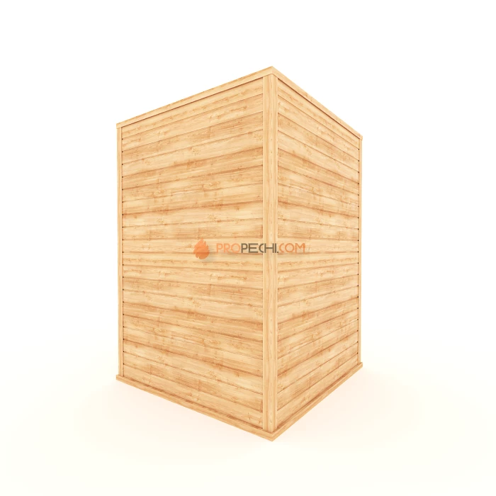 Финская сауна НКЗ 5-местная угловая 180x180x200 см