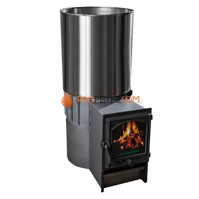 Чугунная печь для бани Карелия-5 с порталом  20 кВ