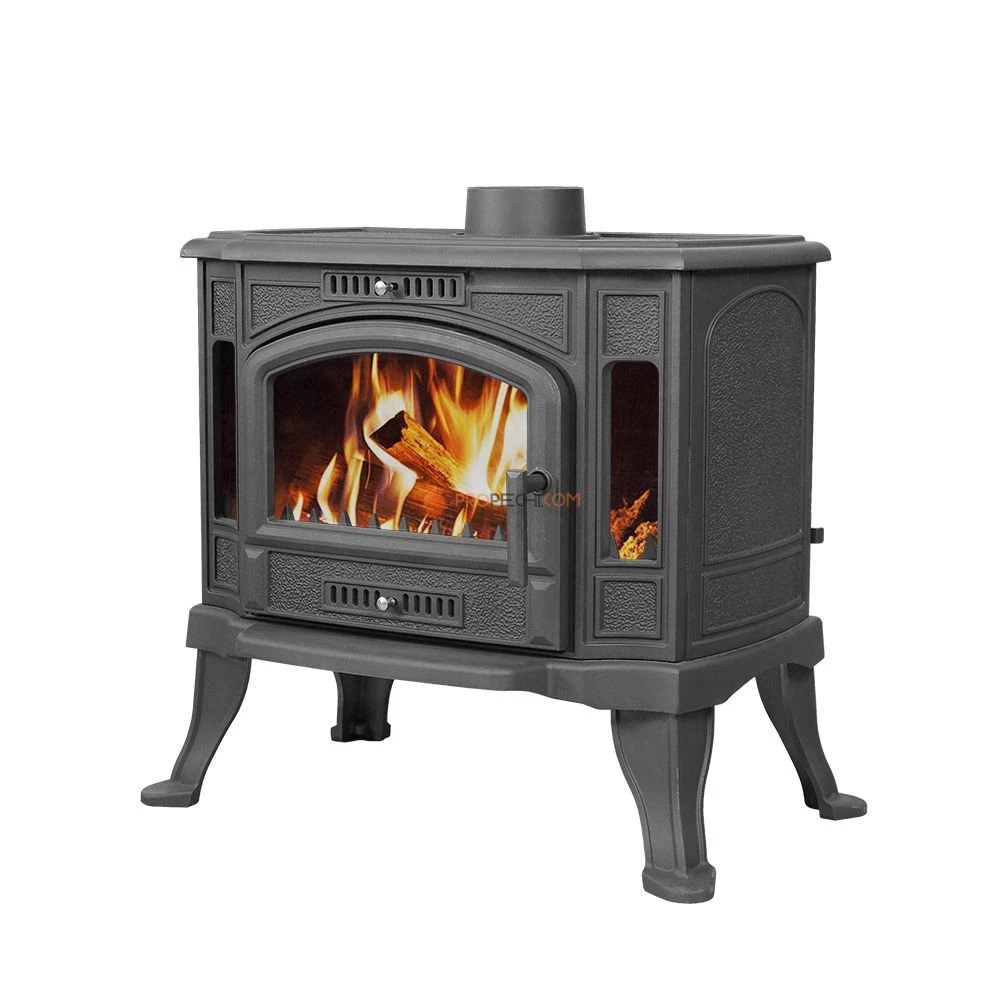 Чугунная печь Везувий KZ-14 "Антрацит"