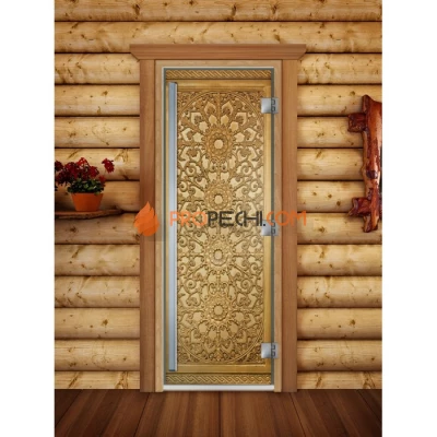 Дверь для бани DoorWood Престиж Фотопечать А021, 2000x800 мм
