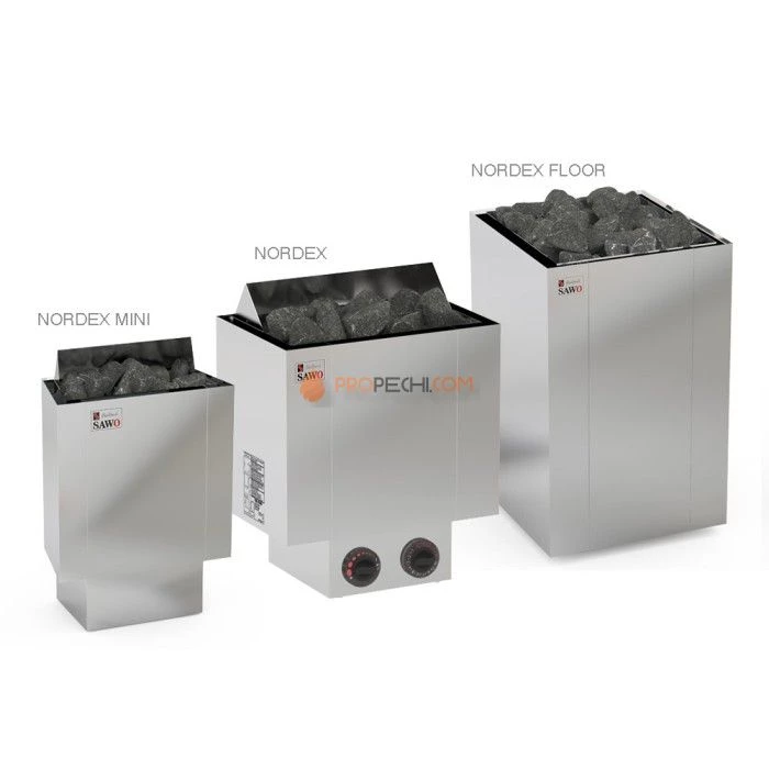 Электрическая печь SAWO SUPER NORDEX V12 FLOOR NRFS-210NS-V12-Z 21 кВт (пульт и блок мощности докупаются отдельно)