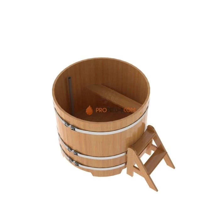 Купель BentWood круглая из натуральной лиственницы d=1,17