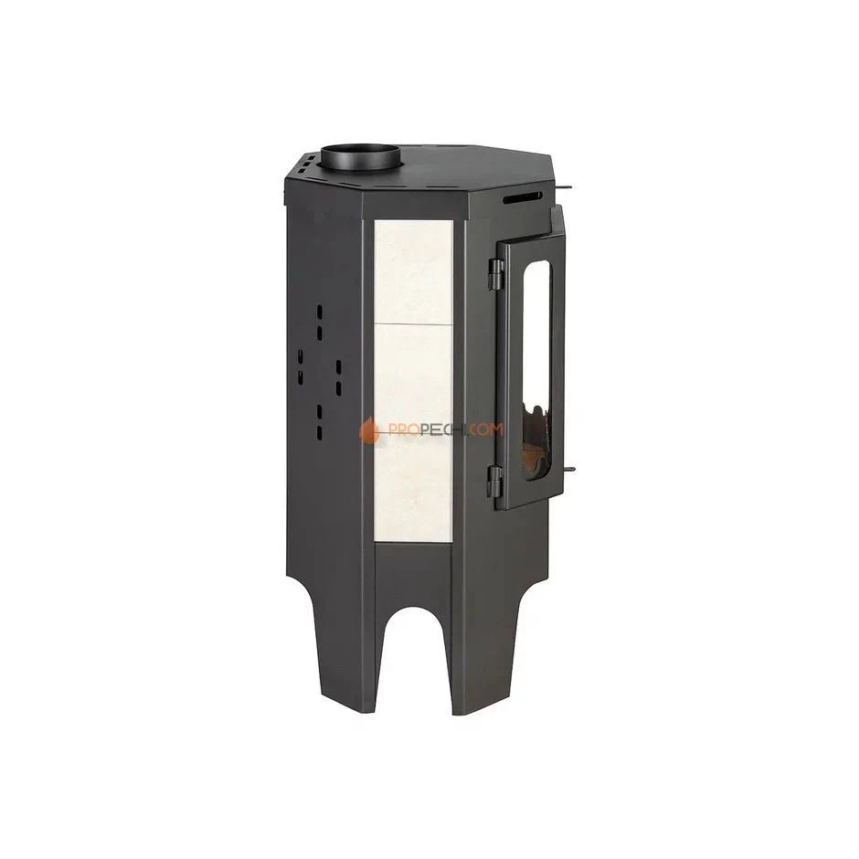 Печь-камин ЭкоКамин Бавария Призматик пристенно-угловая