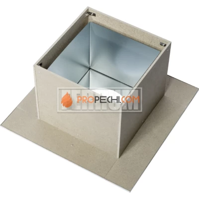 Потолочно проходной узел Н(430/0,5 мм + минерит) max t=600°C Ø250