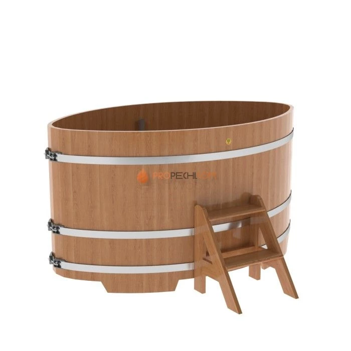 Купель BentWood овальная из натурального дуба 1,15х1,83