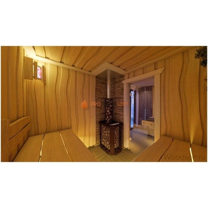 Каркасная баня Woodson Panoramic 6