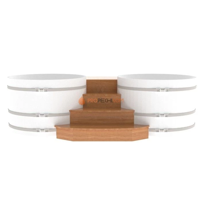 Подиум BentWood на 2 купели D 1,5 из натурального дуба