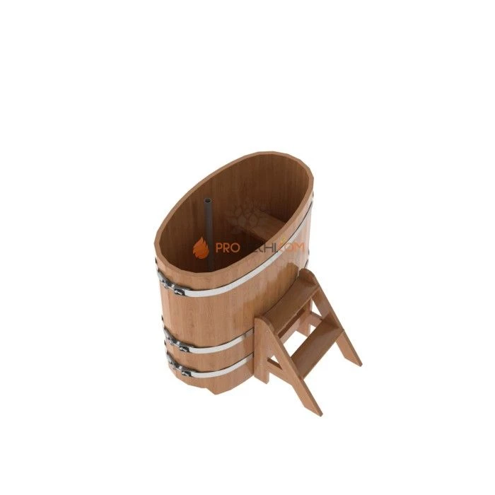 Купель BentWood овальная из натурального дуба 0,59х1,06