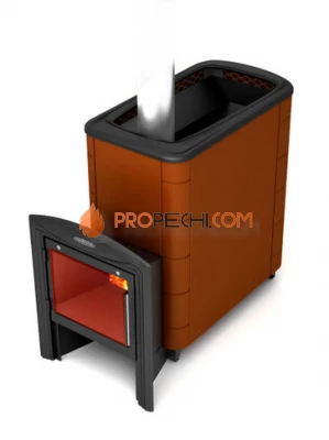 Печь для бани TMF Тунгуска XXL 2013 Inox Витра ТО терракота