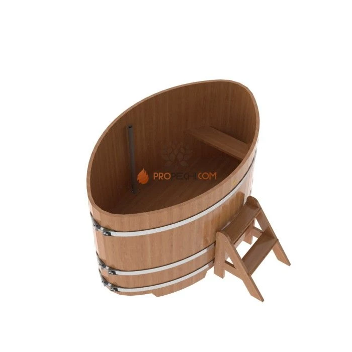 Купель BentWood овальная из натурального дуба 1,08х1,75
