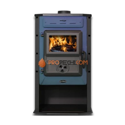 Печь с водяным контуром Tim System Carobna Hydro синяя