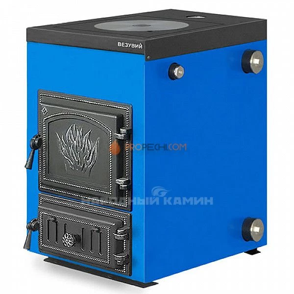 Котёл отопительный Везувий "Эльбрус-14П" (с чугунной плитой)