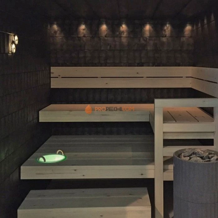 Шайка Cariitti с подсветкой и клапаном